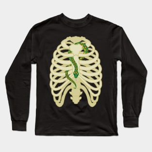 Snake in a Rib Cage Long Sleeve T-Shirt